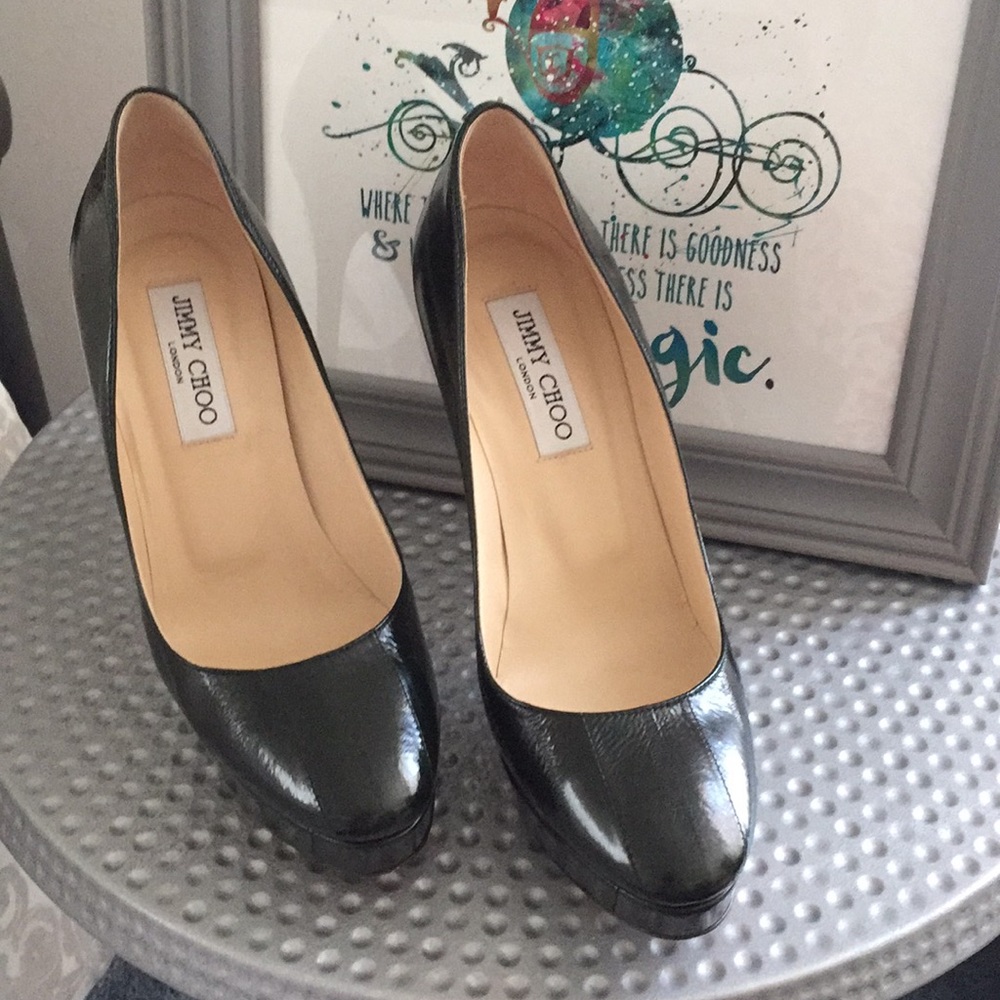 Eel print cosmic jimmy choo